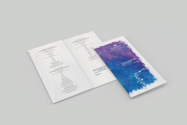 Grafika bulletin Štátna filharmónia Košice Vianoce 2016