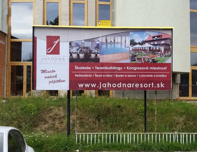 Grafika billboard Jahodná Košice